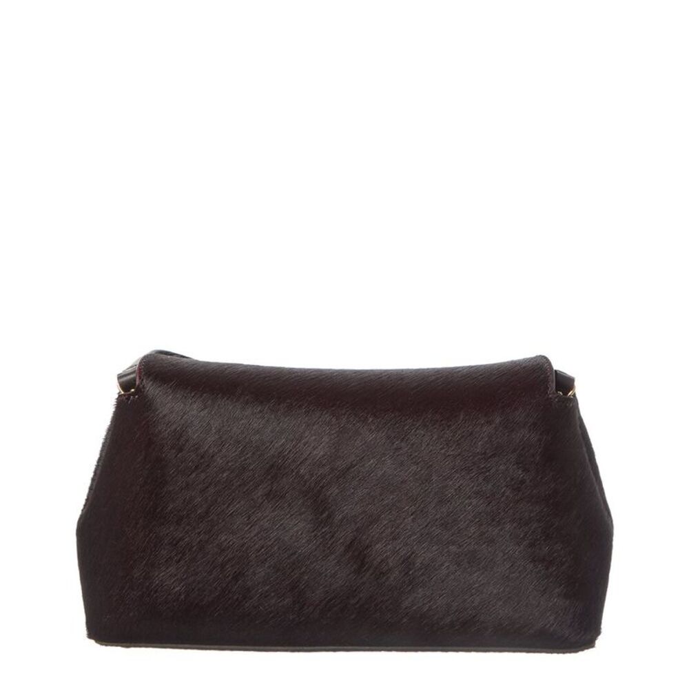 Toteme T Lock Haircalf Shoulder Bag, Black - Picture 2 of 5